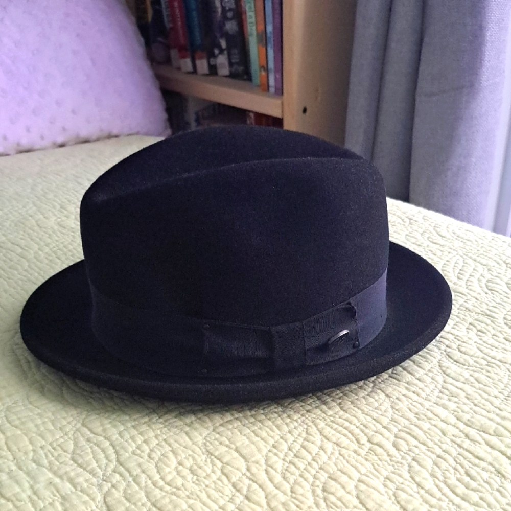 Classic Black Fedora Hat